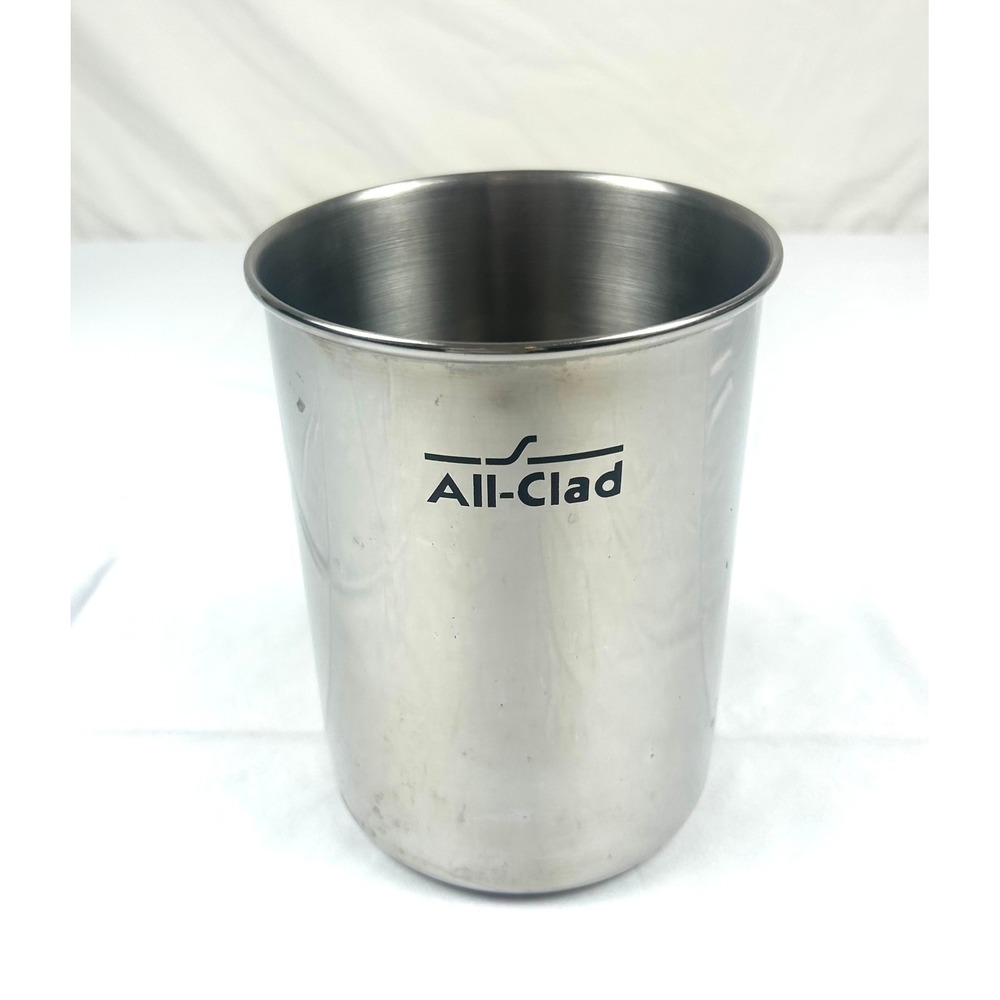 All-Clad Stainless Steel Kitchen Tool Crock Utensil Holder Canister 7in